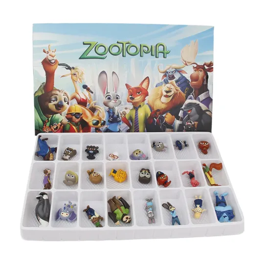 Discover Zootopia Advent Calendar 2025 Christmas 24 Days Cartoon Figurines