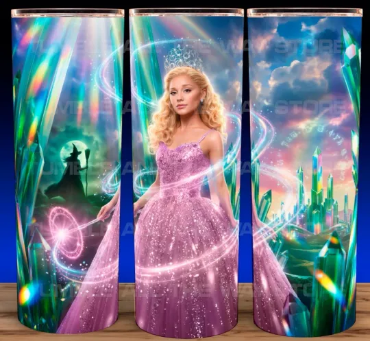 Discover Wicked For Good - Glinda and Elphaba Witch Cup Mug Tumbler 20oz