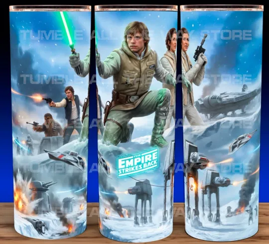 Star Wars The Battle of Hoth from Empire Strikes Back Cup Mug Tumbler 20oz