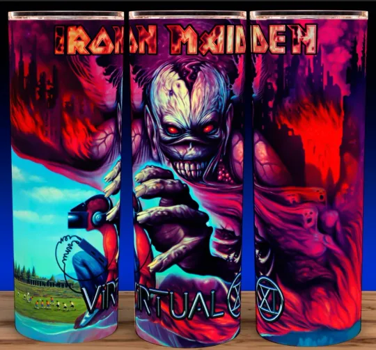 Iron Maiden Virtual XI Heavy Metal Cup Mug Tumbler 20oz