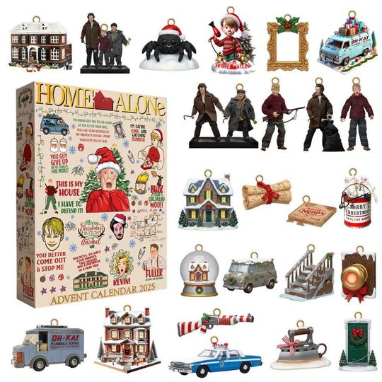 Home Alone Christmas Advent Calendar 2025, Home Alone Advent Calendar, Christmas Advent Calendar, Christmas Countdown Gift.