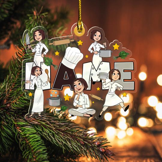 Discover Custom Ratatouille Hologram Ornament, Remy Disney Ornament, Pixar Linguini Keepsake Ornament, Disney Christmas Decor Holiday SL3E09-2