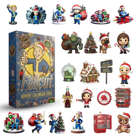 Discover Falllout Christmas Advent Calendar 2025, Falllout Christmas Advent Calendar, Christmas Advent Calendar, Christmas Countdown Gift.