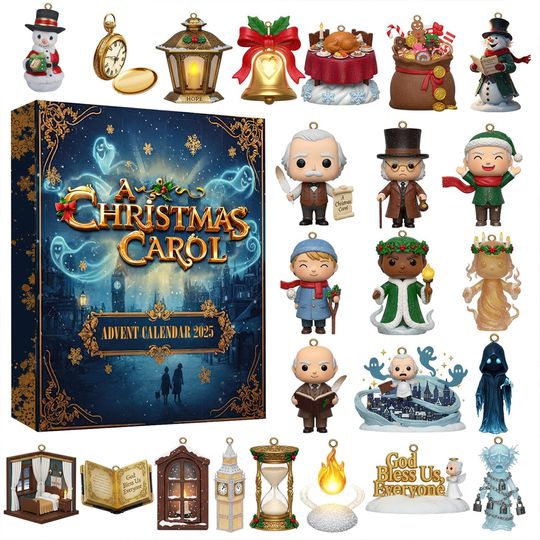 A Christmas Carol Advent Calendar 2025, A Christmas Carol Advent Calendar, Christmas Advent Calendar, Christmas Countdown Gift.