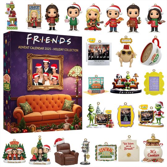 Friends Tv Show Advent Calendar 2025, Friends Tv Show Advent Calendar, Christmas Advent Calendar, Christmas Countdown Gift.