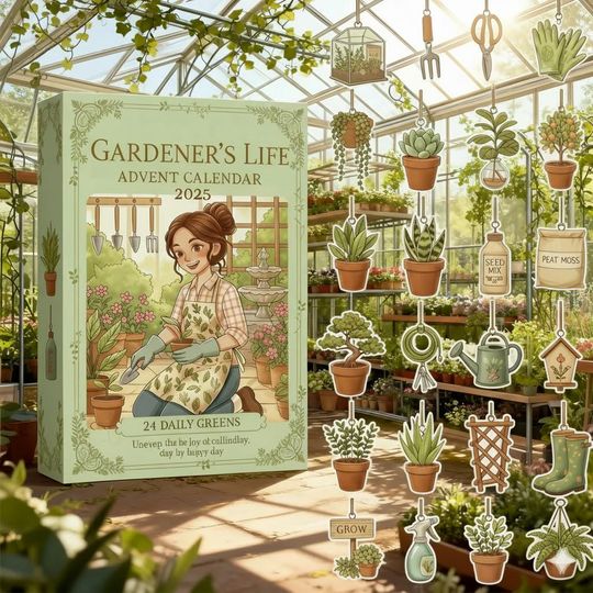 Discover The Gardeners Life 2025 Advent Calendar, Gardeners Life Advent Calendar, Christmas Advent Calendar, Christmas Countdown Gift.