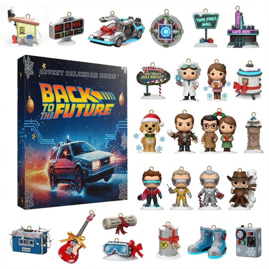 Back To The Future Advent Calendar 2025, Tv Show Advent Calendar, Christmas Advent Calendar, Christmas Countdown Gift.