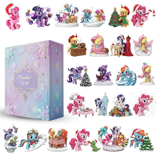 Discover Little Toy Pony Friendship Winter Advent Calendar 2025, Little Toy Pony Advent Calendar, Christmas Advent Calendar, Christmas Countdown Gift