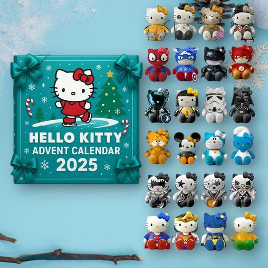 Discover Hello Kitty Christmas 2025 Advent Calendar, Hello Kitty Advent Calendar, Christmas Advent Calendar, Christmas Countdown Gift.