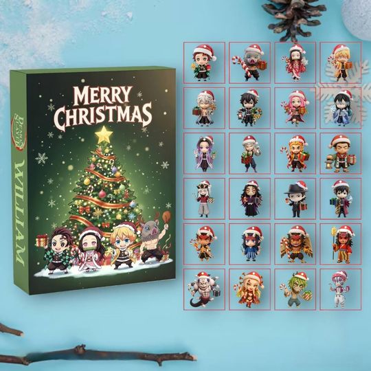 Discover Personalized demon Christmas  Advent Calendar 2025, demon Advent Calendar, Christmas Advent Calendar, Christmas Countdown Gift