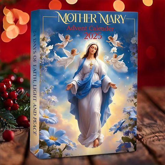 Discover Mother Mary Advent Calendar 2025, Mother Mary Advent Calendar, Christmas Ornament, Christmas Advent Calendar, Christmas Countdown Gift.