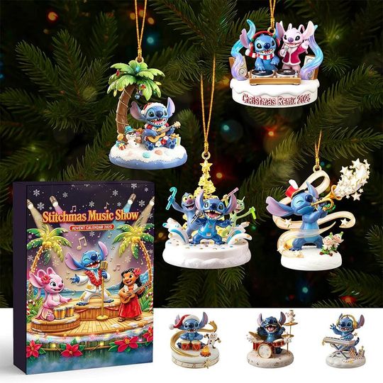Discover Stitch Christmas Music Advent Calendar 2025, Stitch Music Advent Calendar, Christmas Advent Calendar, Christmas Countdown Gift.