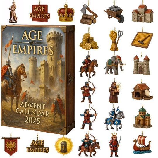 Discover Age Of Empires Christmas Advent Calendar 2025, Age Of Empires Advent Calendar, Christmas Advent Calendar, Christmas Countdown Gift.