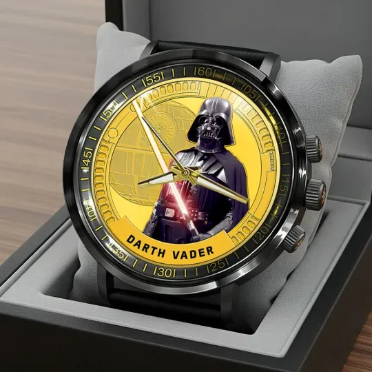 Discover Star Wars Black Stainless Steel Calendar Band Watch