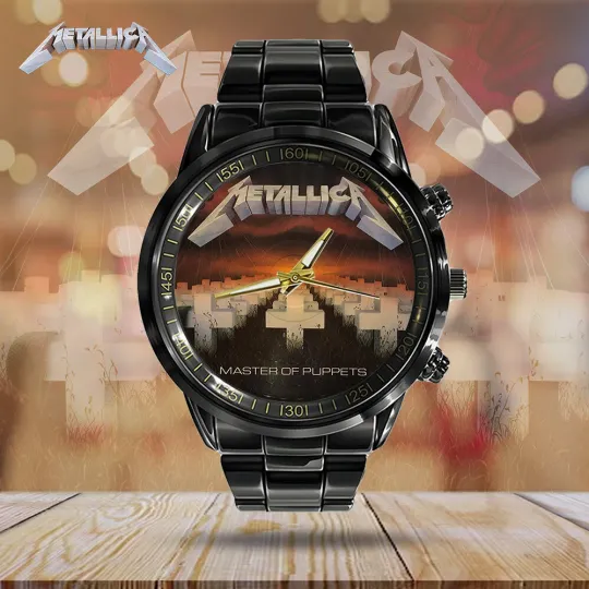 Discover Me.Tal.Li.Ca Band M72 World Tour Black Stainless Steel Watch