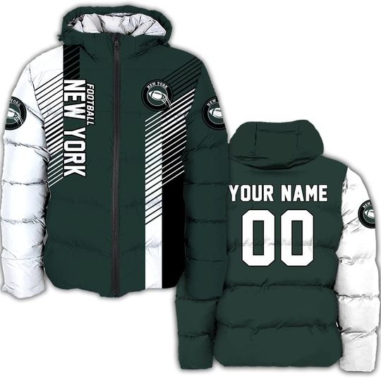 Discover Men US Football Custom Your Own Puffer Jackets Personalized Any Sport Name Number Plus size Apparel Down Jacket