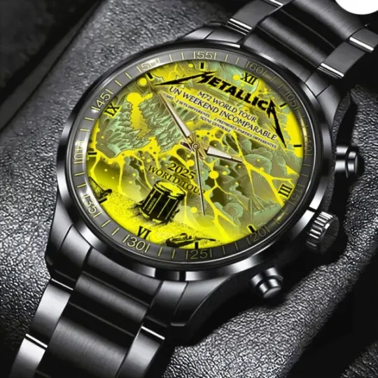 Discover Me.Tal.Li.Ca Band 2025 Black Stainless Steel Watch