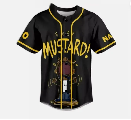 Kendrick Lamar Mustard Not Like Us Not Enough baseball jersey, new 3d gift