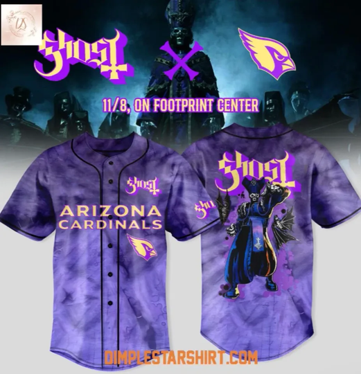 Cardinals x Ghost Band World Tour 2025 Baseball Jersey Reprint