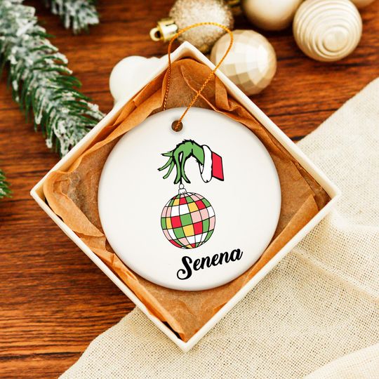 Discover Personalized Christmas funny character Ornaments,funny character Green Hand with Diverse Creative Charms Design,Funny funny character Gifts,Xmas Ornament Holiday Gifts