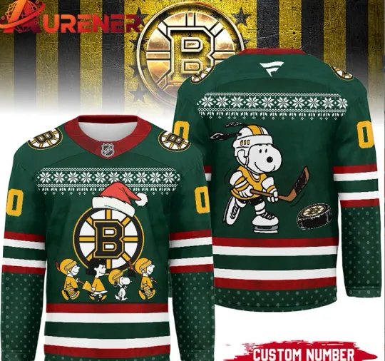 Discover Personalized Boston Bruin Nhl Peanuts Snoopy Hockey Jersey