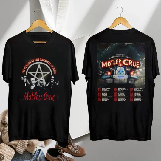 Discover Mötley Crüe Announces 2026 North American Tour Hoodie Or T-shirt