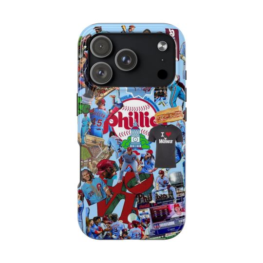 Philadelphia Phillies iPhone Case: Impact Resistant, Wireless Charging