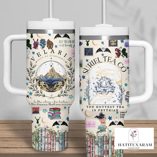 Suriel Tea Co Tumbler, ACOTAR Bookish Cup, A Court of Thorns and Roses  Tumbler