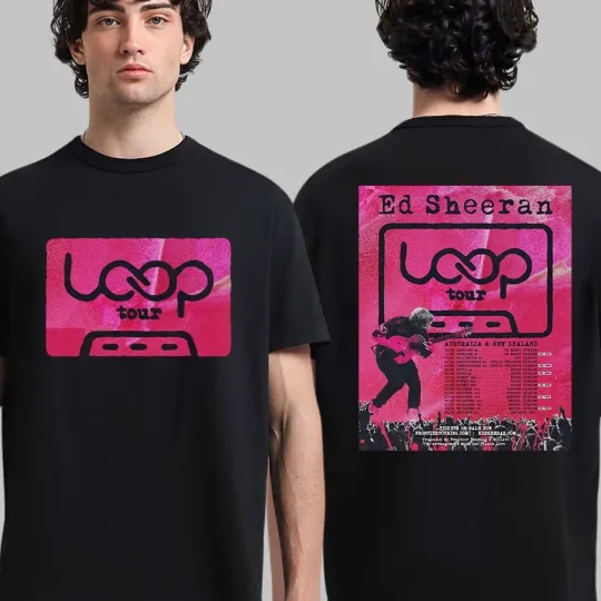 Discover Ed Shee Loop Tour Australia And New Zealand 2026 Tour T Shirt