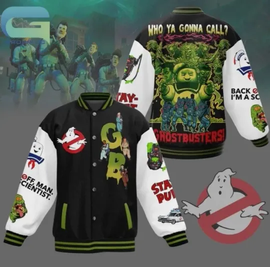 HOT Ghostbusters Who Ya Gonna Call Fan Baseball Jacket Gift For Christmas