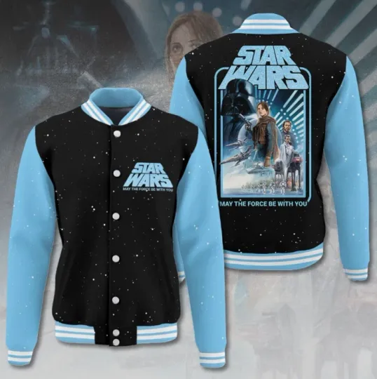 Discover Star Wars Baseball Jacket May The Force Be With You Gift For Christmas