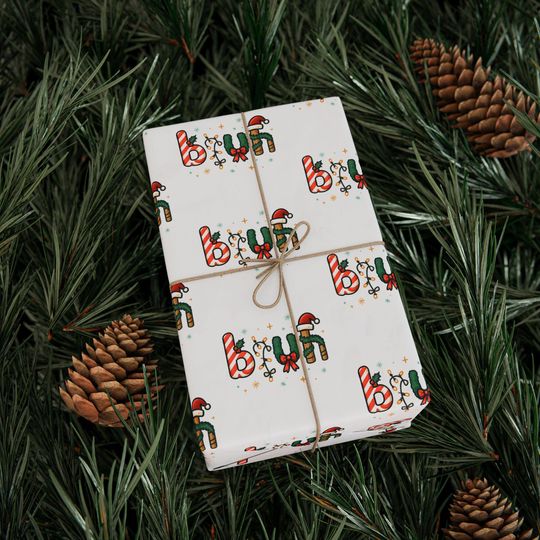 Discover Festive Bruh Wrapping Paper