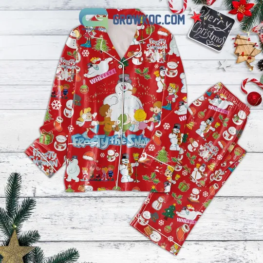 Frosty The Snowman Merry Christmas Pajamas Se