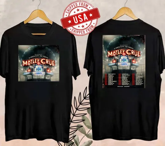 Discover Mötley Crüe Announces 2026 North American Tour T-Shirt
