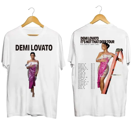 Discover Demi Lovato It's Not That Deep Tour 2026 Unisex T-shirt