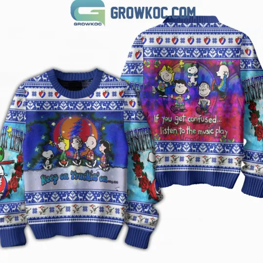 Discover Snoopy Peanuts X Grateful Dad Christmas Ugly Sweater