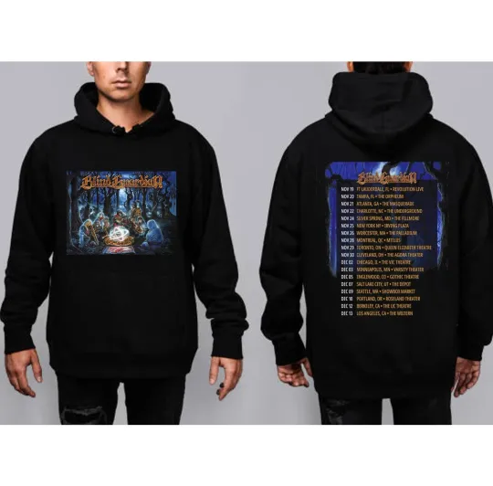 Discover Blind Guardian 2025 North American Tour Double Sided Hoodie