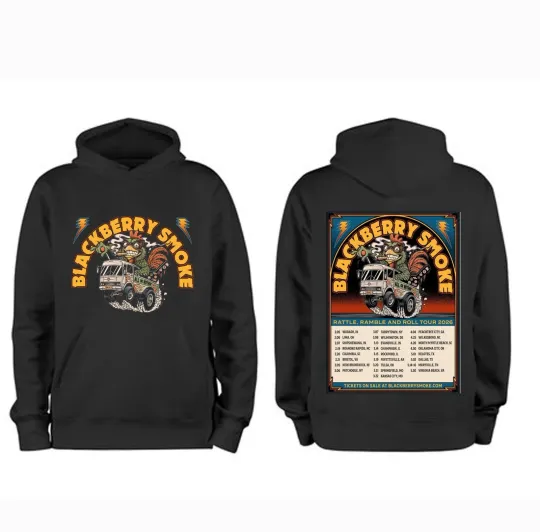 Blackberry Smoke Rattle, Ramble & Roll Tour 2026 Hoodie