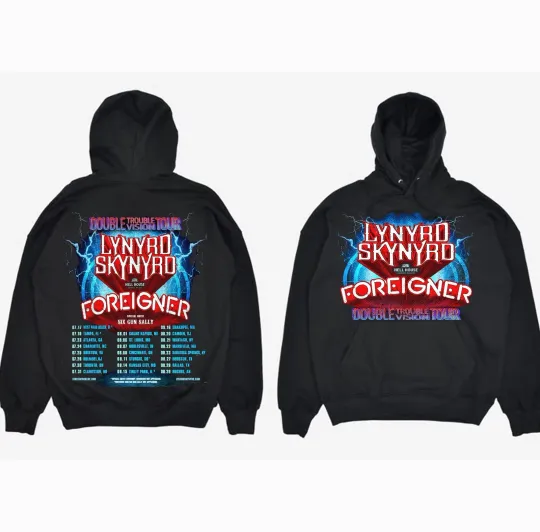 Lynyrd Skynyrd Double Trouble Vision Tour 2026 Hoodie