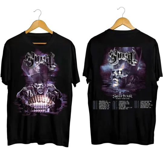 Ghost Skeletour World Tour 2026 Shirt, Ghost Band Merch T-Shirt