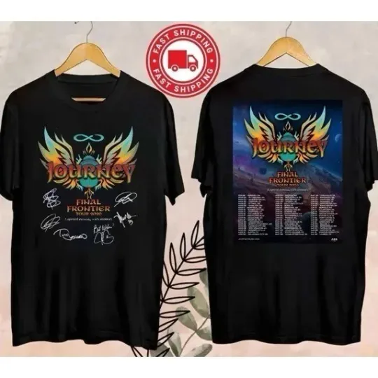 Discover Journey Band Shirt Final Frontier Tour 2026 Signature T-Shirt