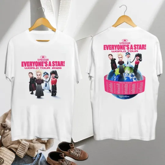 Discover 5 Seconds of Summer Tour 2026 T-shirt, 5sos Everyone's A Star Tour 2026 T-Shirt