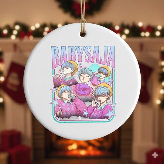 Baby Saja Christmas 2025 Ornament, Christmas Home Decoration, Gift for Friend, Gift For Him, Printed One Side