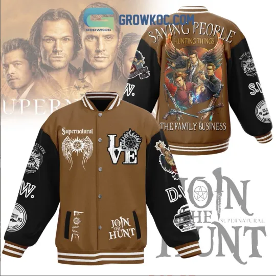 Supernatural Family Business Join The Hunt Baseball Jacket Gift For Christmas