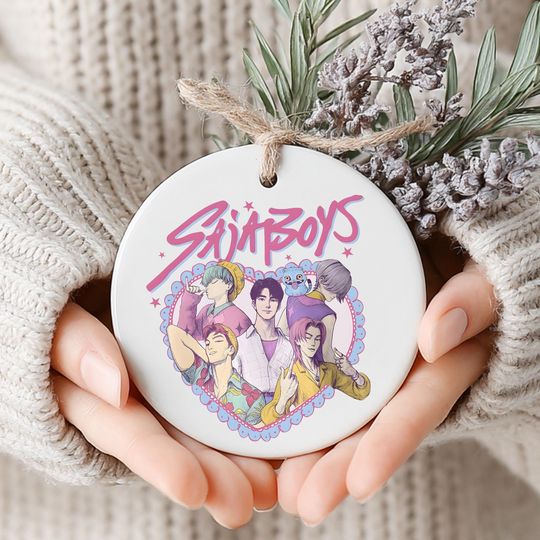 Discover Custom Huntrix Demon Hunter Ornament, Personalized Name & Date, Huntrix Charm, Printed One Side