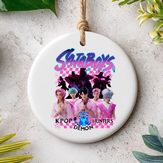 Huntrix Ornament, KPOP Christmas Keepsake, Huntrix Ornament, Demon Hunters Custom Ornament, Printed One Side