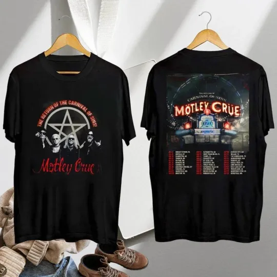 Discover Mötley Crüe Announces 2026 North American Tour T-shirt
