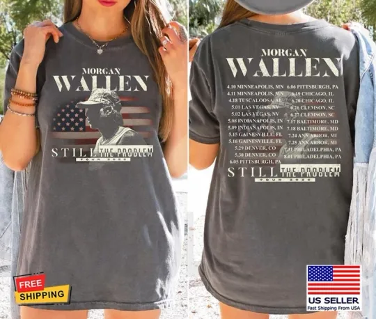 Discover Wallen Western Tour 2026 Still the Problem T-shirt, Country Music Concert Fan Tee