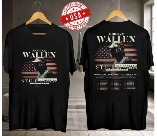 Discover Wallen Western Still The Problem Tour 2026 Shirt, Coutry Music Inspired T-Shirt@@