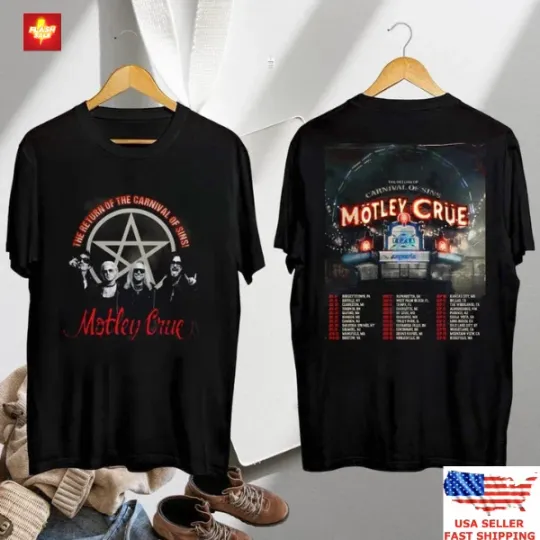 Discover Mötley Crüe Announces 2026 North American Tour Hoodie Or T-shirt